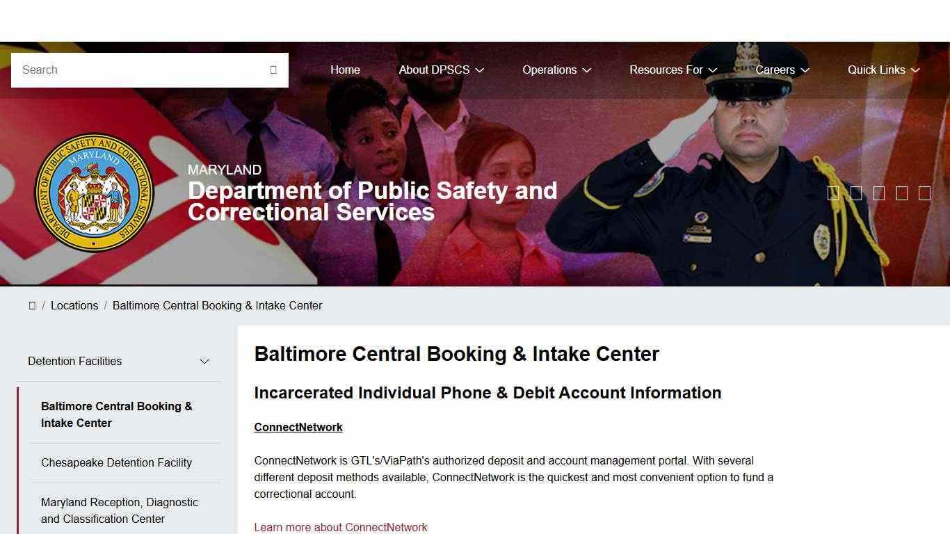DPSCS - Baltimore Central Booking & Intake Center